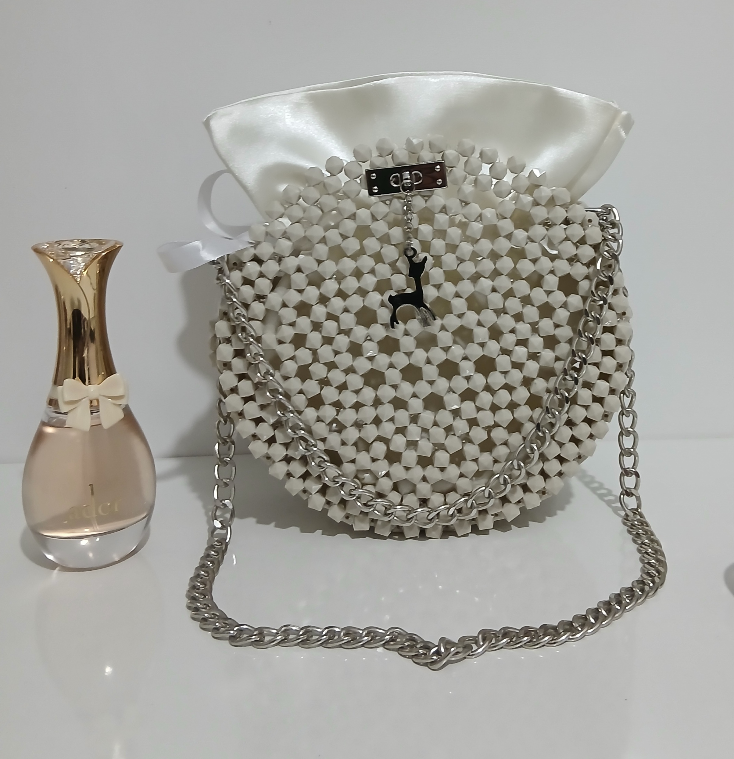 کیف اسپرت مرواریدی مدل دایره ای